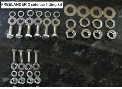 Chrome side bars Landrover New Freelander 2 steps LR2
